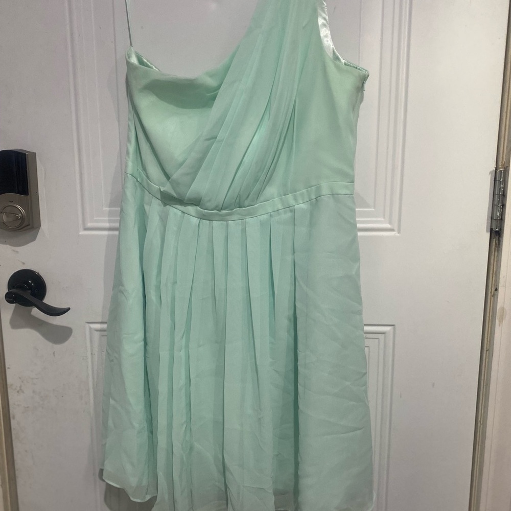Dove & Dahlia by Weddington Way Size 18 Chiffon Bridesmaid dress,in a mint green - Picture 11 of 12